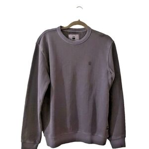 G-Star Men's Charcoal Crewneck Sweater